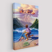 Harita Sepeti Çevre Temizliği Temalı Duvar TABLOSU-6075