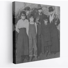 Harita Sepeti 1918 Ispanyol Gribi Krizi, Maskeli Kedi, Kanvas TABLO-5328