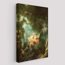Harita Sepeti Jean-Honore Fragonard Salıncağın Mutlu Kazaları TABLOSU-6253
