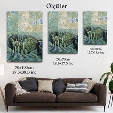 Harita Sepeti Vincent Van Gogh Tutuklular Çemberi Tablosu -6445