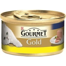 Gourmet Gold Kiyilmiş Tavuk Etli Yetişkin Kedi Konservesi 85 gr
