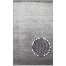 Eko Halı Napolı Nap 01 Antrasıt Sade Desenli Yumuşak Dokulu Yüksek Kaliteli Sık Dokuma Modern Makine Dokuması Halı