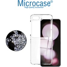 Microcase Samsung Galaxy Z Flip5 Sert Kristal Kapak Kılıf - Şeffaf AL3155