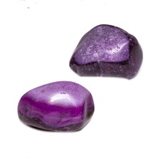 Tesbih Atölyesi Sertifikalı Pembe Kalsedonlu Akik Taşı Kütle (3-4 Cm)