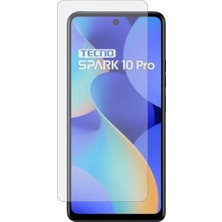 Microcase Tecno Spark 10 Pro Tempered Glass Cam Ekran Koruyucu - AL3269