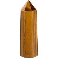 Tesbih Atölyesi Sertifikalı 1.kalite Kaplan Gözü Taşı Piramit Kazık Obelisk Parça