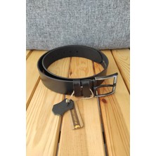 Gölge %100 Hakiki Deri 4.5 cm Kot Pantolon Kemeri