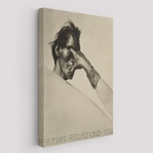 Harita Sepeti Insan Ilişkileri William Mortensen Kanvas TABLO-5297