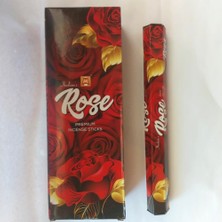 Rose Kokulu 20 Adet Çubuk Tütsü - Tütsü - Gül Tütsü - Aromalı Tütsü - Tütsü Çubuğu