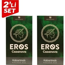 Eros Casanova Prezervatif 12'li 2 Paket