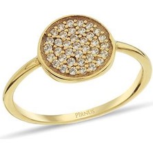 Pirnus Diamond - Yüzük - 14 Ayar Altın - Gramı : 1.66