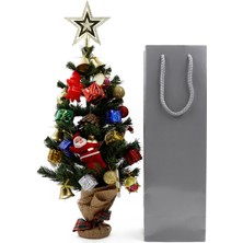 Repro Design Şişe Boy Gümüş Premium Karton Çanta  12 x 35 x 8 cm Karton Poşet 3 Adet