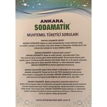 Ankara Sodamatik Kireç Önleyici ve Beyazlatıcı 500Gr x 2Adet Tüller Beyazlar Renkliler