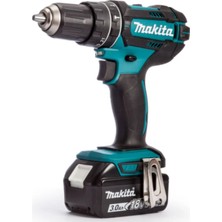 Makita DHP482RFE 18 Volt -3,0 Ah Lityum Akülü Darbeli Matkap Vidalama (Çift Akülü)