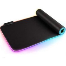 Sarftech Rgb Mouse Pad LED Işıklı Baskısız Siyah Renk Gaming Mouse Pad 70X30CM