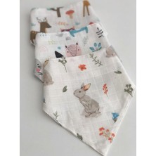 Derin Boutique Müslin Önlük Seti Çift Katlı Karışık Desenli