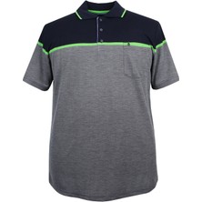 Maruf Shop Büyük Beden Erkek Tişört Pike Polo Yaka Cepli
