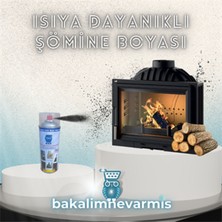 Tibo Max Şömine Sprey Boyası Yüksek Isıya Dayanıklı Metal Effect Gri