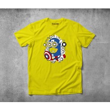 Freeyez Captain Minion  Pamuklu Penye T-Shirt