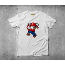 Freeyez Mario Massacre  Pamuklu Penye T-Shirt
