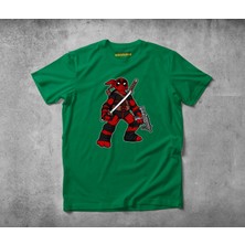 Freeyez Ninja Deadpool  Pamuklu Penye T-Shirt