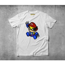 Freeyez Mario Wolverine  Pamuklu Penye T-Shirt