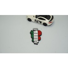 Dk Alfa Romeo Bagaj 3m 3D Krom Metal Snake Logo