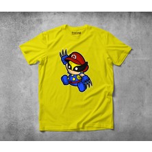 Freeyez Mario Wolverine  Pamuklu Penye T-Shirt
