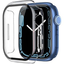 Pistech Apple Watch 7-8 (45MM) Uyumlu Pc Sert Nike Kılıf Kasa ve Ekran Koruyucu Yüksek Kalite