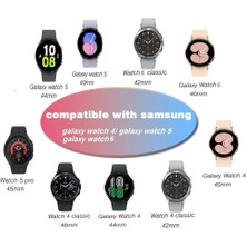 Pistech Samsung Galaxy Watch 4 /5 /5 Pro /6 40 42 44 46MM Orjinal Pim Tasarımlı Tam Uyumlu Silikon Kordon