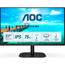 Aoc 27B2DA 27" 4ms 75hz Full Hd D-Sub HDMI Dvı-D 2X2W Hoparlör IPS Panel Monitör