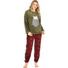 Jiber Kadın Welsoft Kışlık Pijama Takımı 3917 - 1 Adet