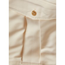 Jjxx Orta Bel Rahat Beyaz Kadın Pantolon Jxmary Cargo Mw Pant Pnt Noos