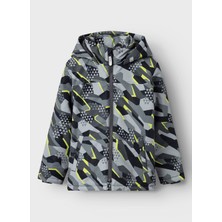 Name It Gri Erkek Mont Nkmmax Jacket Graphıc Sport