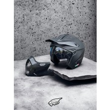 Sway X1-X Seul Tokyo 2 Mat Siyah Modüler Kask Sticker