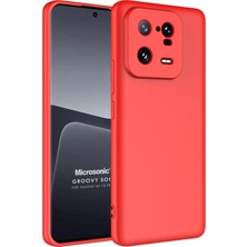 Microsonic Xiaomi Mi 13 Pro Kılıf Groovy Soft Kırmızı