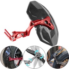 Merpa Motosikler Çamurluk Sıyırıcı Cnc Alüminyum Kol Plastic Karbon Desen