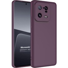 Microsonic Xiaomi Mi 13 Pro Kılıf Groovy Soft Mor