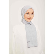 Armine Trend J.Capri Gümüş Düz Renk Şal 8 - 355