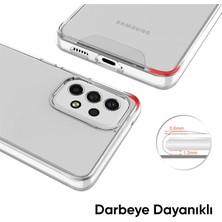 Zebana Samsung Galaxy A23 Uyumlu Kılıf Sararmaz Hd Şeffaf Silikon Kılıf Şeffaf