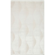 Eko Halı Parma Par 03 Cream Yumuşak Dokulu Modern Desenlere Sahip Şık Makine Dokuması Halı