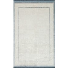 Eko Halı Parma Par 01 Blue Yumuşak Dokulu Modern Desenlere Sahip Şık Makine Dokuması Halı