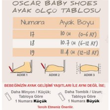 Oscar Baby Bebek Ayakkabısı Yumuşak Taban Makosen