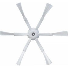 robotyedek Roborock S50/S55 Uyumlu Yeni Nesil 6 Kollu Beyaz Yan Fırça