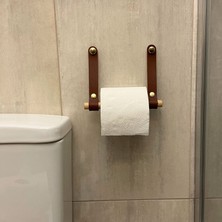 İpekbazaar Dekoratif & Ahşap Tuvalet Kağıtlığı, Pratik Tuvalet Kağıdı Askısı Peçeteliği Wc Kağıtlık