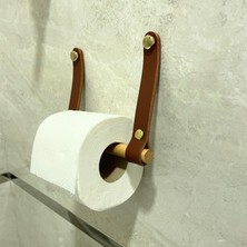 İpekbazaar Dekoratif & Ahşap Tuvalet Kağıtlığı, Pratik Tuvalet Kağıdı Askısı Peçeteliği Wc Kağıtlık