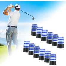 Shibel 12X Dayanıklı Golf Demir Yüksük Boyutu .370 Konik Ucu Demir Kama Uç Kapakları Mavi Beyaz (Yurt Dışından)