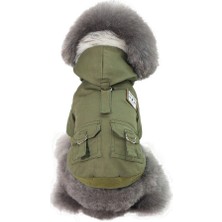 Beyond Store Sonbahar ve Kış Yeni Iki Bacaklı Polar Pamuklu Ceket Köpek Giysileri (Yurt Dışından)
