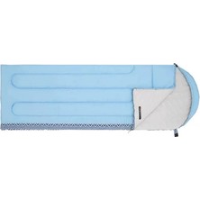 Naturehike L350 Zarf Tarzı Kapüşonlu Mavi Uyku Tulumu -15°c Sol