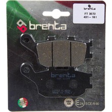 Brenta 431-161 2016-2019 Honda CRF1000L Africa Twin Uyumlu Arka Fren Balatası Organik Balata